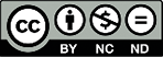Logo CC BY-NC-ND