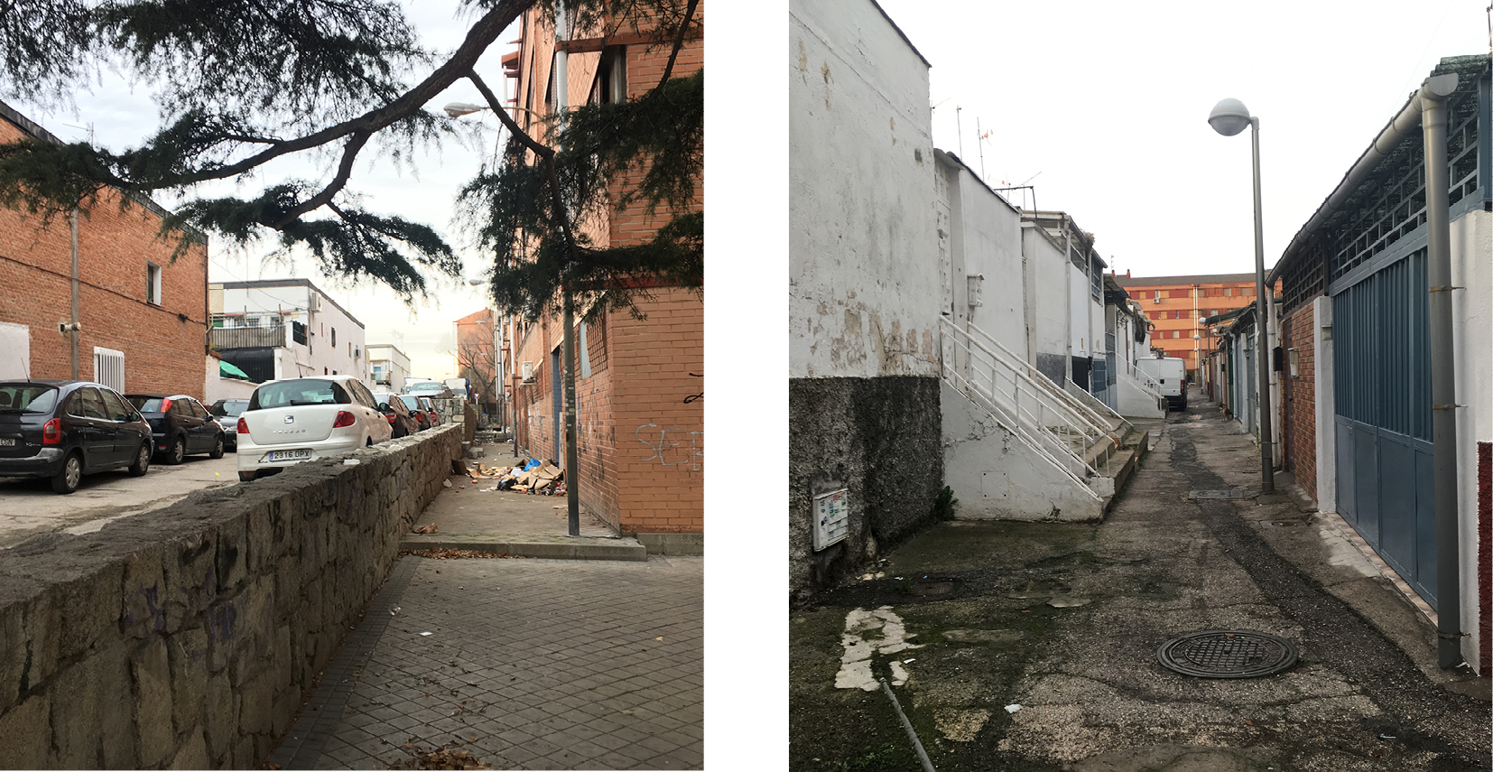 Figs. 8 y 9/ Espacios de Entrevías.