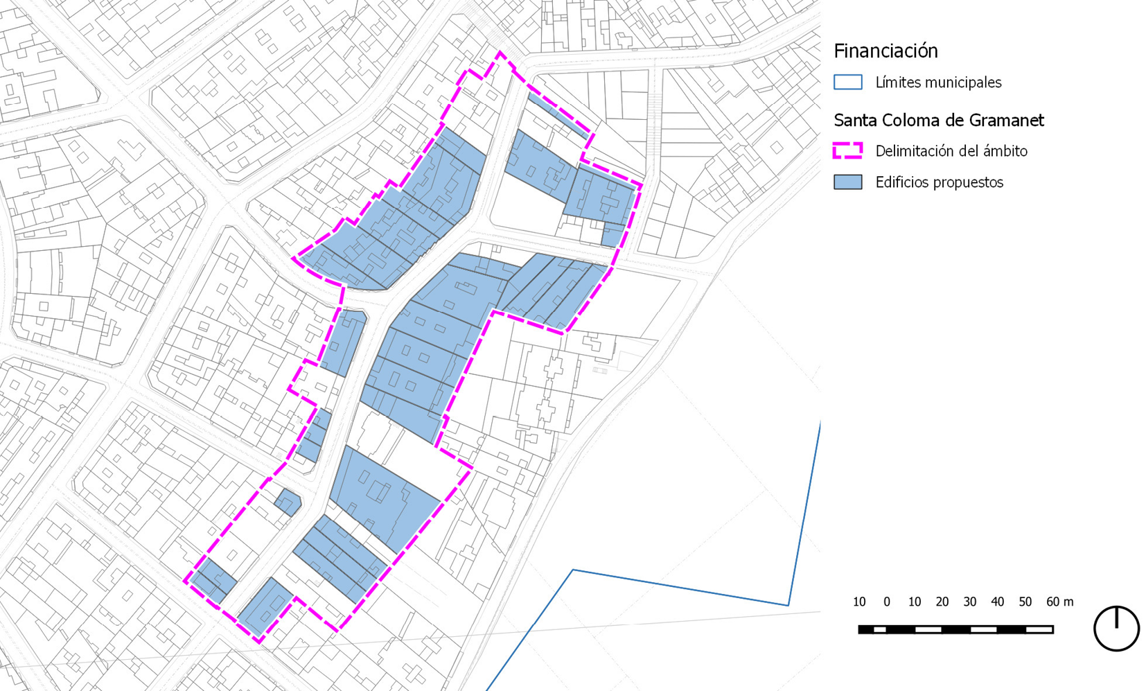 Fig. 3/ Delimitación del ámbito e intervención.