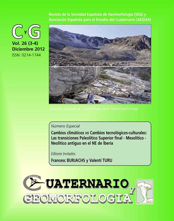 					Ver Vol. 26 Núm. 3-4 (2012): Cambios climáticos vs Cambios tecnológicos-culturales: Las transiciones Paleolítico Superior final - Mesolítico - Neolít
				