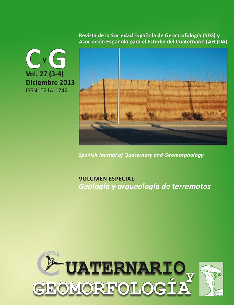 					Ver Vol. 27 Núm. 3-4 (2013): Geología y Arqueología de Terremotos
				