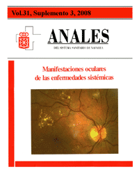 					Ver Vol 31, Supl 3. Manifestaciones oculares de las enfermedades sistémicas.
				