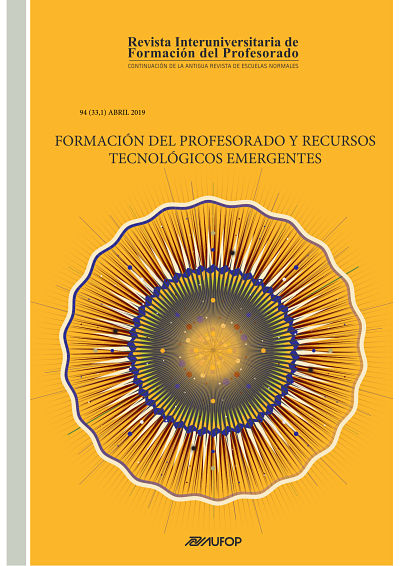 					Ver Vol. 33 Núm. 1 (2019): Formación del profesorado y recursos tecnológicos emergentes
				