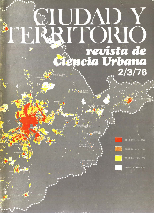 					Ver Ciudad y Territorio. Ciencia Urbana. Núms. 28-29 (1976)
				