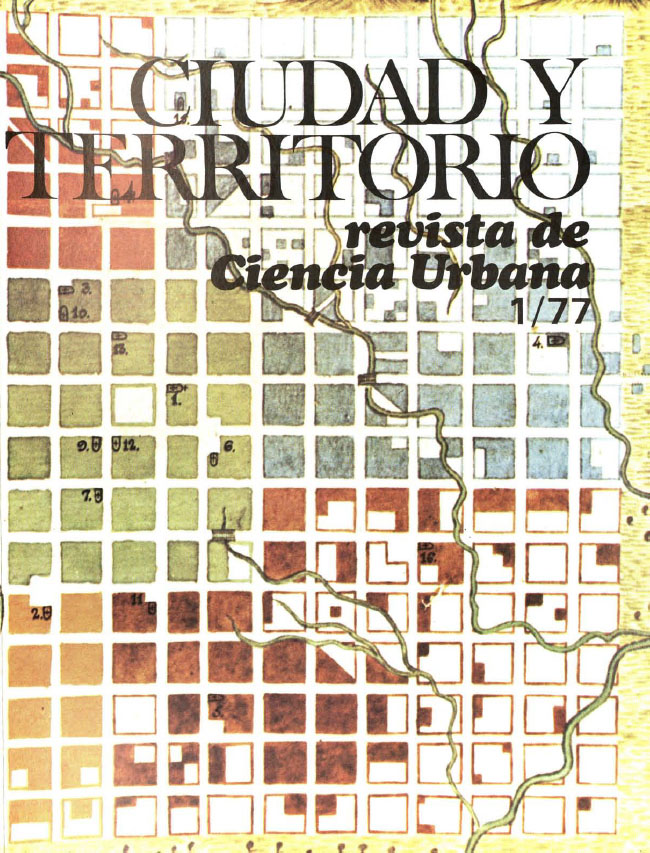 					Ver Ciudad y Territorio. Ciencia Urbana. Núm. 31 (1977)
				