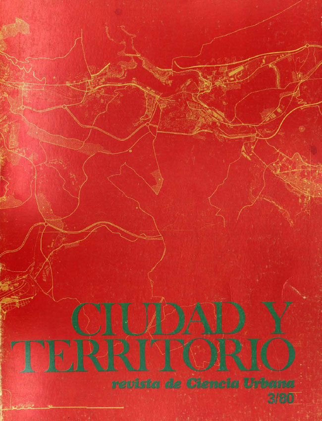 					View Ciudad y Territorio. Ciencia Urbana. Núm. 45 (1980)
				