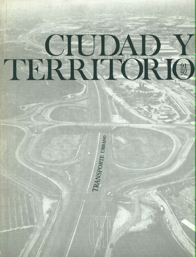 					Ver Ciudad y Territorio. Ciencia Urbana. Núms. 91-92 (1992)
				