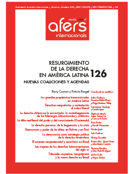 					Veure Núm. 126. Resurgimiento de la derecha en América Latina: nuevas coaliciones y agendas
				